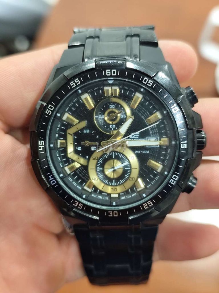 Đồng hồ Casio Edifice EFR-539BK-1AVUDF Nam Màu Đen. Mua bán Đồng hồ tại Thành phố Thuận An Bình Dương được đăng bởi Trần Gia hình 1