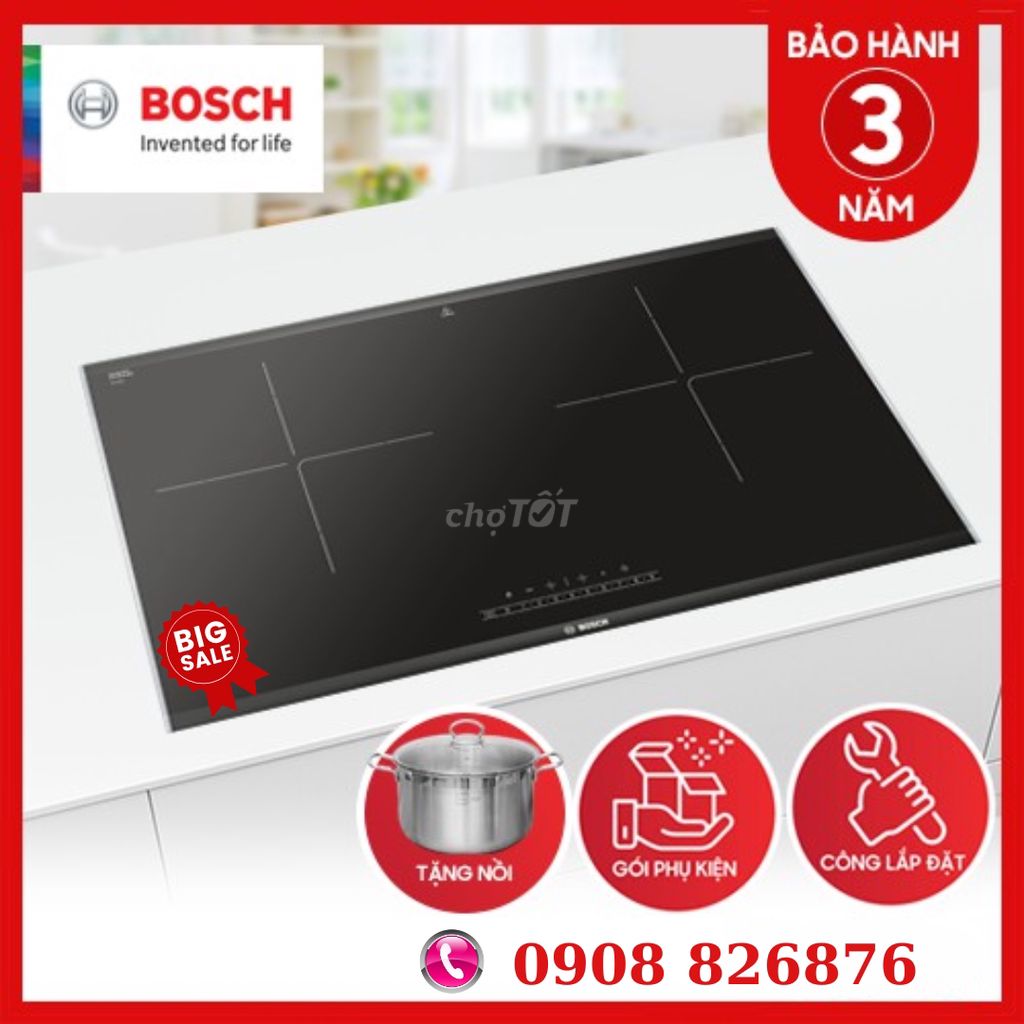 Bếp Từ Đôi Bosch PPI82560MS Seri8 Cao Cấp
