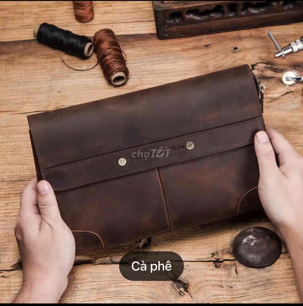 Túi clutch da thật Vintage. Mua bán Túi xách tại Quận 3 Tp Hồ Chí Minh được đăng bởi Lê Thanh Xuân Huy hình 1
