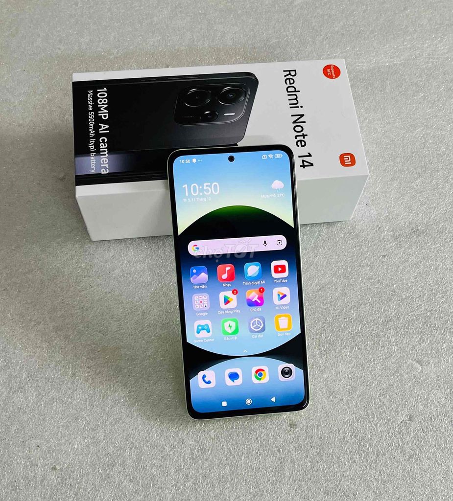 XIAOMI REDMI NOTE 14 (8/128) 120Hz Fullbox.BH 16TH. Mua bán Điện thoại tại Quận Ninh Kiều Cần Thơ được đăng bởi Quốc Cường Computer hình 1