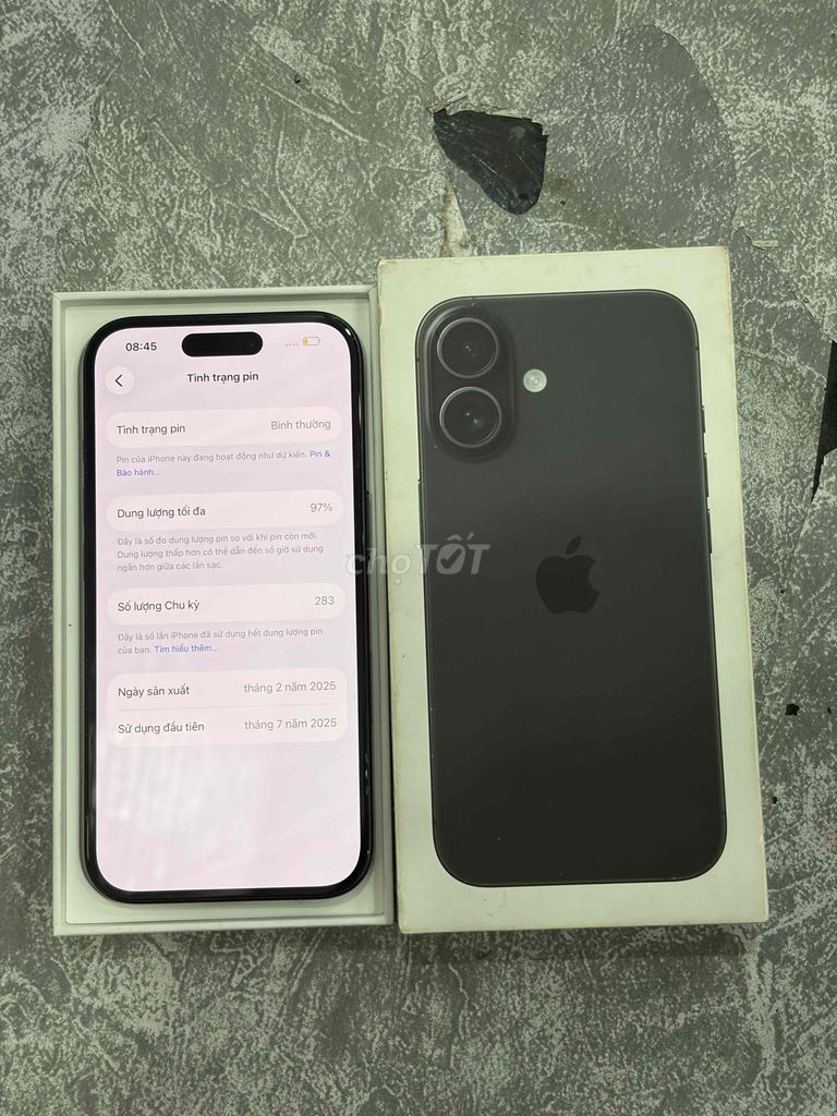 Apple iPhone 16 Đen VNA. Mua bán Điện thoại tại Quận Thanh Xuân Hà Nội được đăng bởi quỳnh chi hình 1