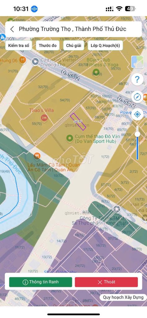 Đất đường số 2 mặt tiền đường 10m dự phóng 16m gần ga Metro. Mua bán đất tại Thành phố Thủ Đức Tp Hồ Chí Minh được đăng bởi Bùi Nguyên Đại Thạch hình 2