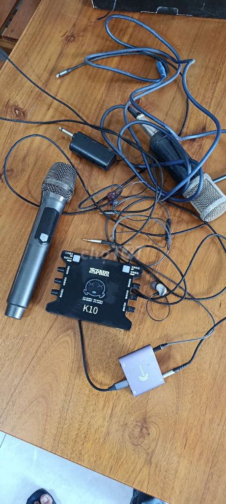 Bộ hát live thu âm K10 Đen. Mua bán Tivi, Âm thanh tại Huyện Yên Sơn Tuyên Quang được đăng bởi Hải Việt hình 1