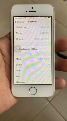 iPhone 5SE 16GB Bạc - Bản Quốc Tế. Mua bán Điện thoại tại Thành phố Thủ Đức Tp Hồ Chí Minh được đăng bởi Vinh