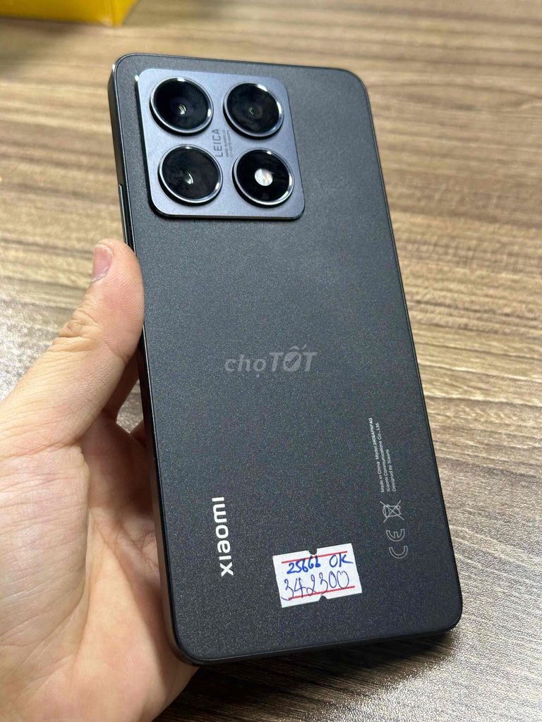Xiaomi 14T 256GB Đen Chính Hãng. Mua bán Điện thoại tại Thành phố Thủ Đức Tp Hồ Chí Minh được đăng bởi Hiếu hình 1