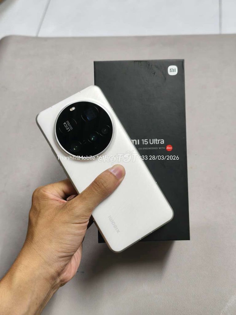 Xiaomi 15 Ultra Trắng 12/256 fullbox bản nội địa. Mua bán Điện thoại tại Quận Gò Vấp Tp Hồ Chí Minh được đăng bởi Thanh Tri hình 1