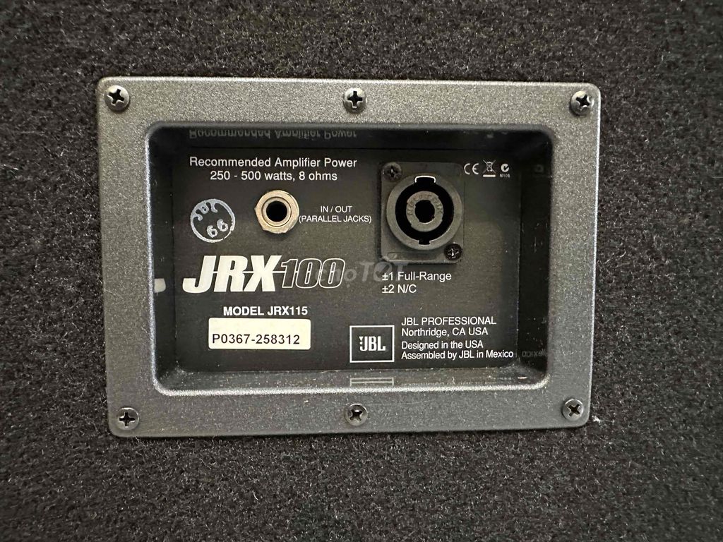 Loa JBL JRX100 hàng bãi Mỹ