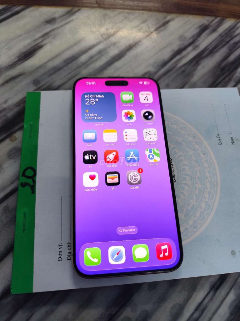 iPhone 15 Pro Max máy đẹp. màng đẹp keng pin 86%. Mua bán Điện thoại tại Huyện Giồng Trôm Bến Tre được đăng bởi Thong Nguyen hình 1