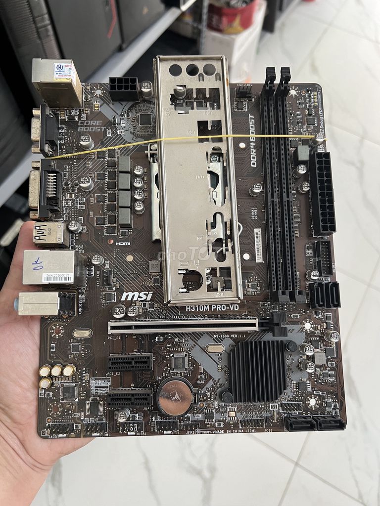Có main MSI H310M PRO-VD. Mua bán Linh kiện (RAM, Card...) tại Quận Tây Hồ Hà Nội được đăng bởi MayTinhGiaReHaNoi hình 1