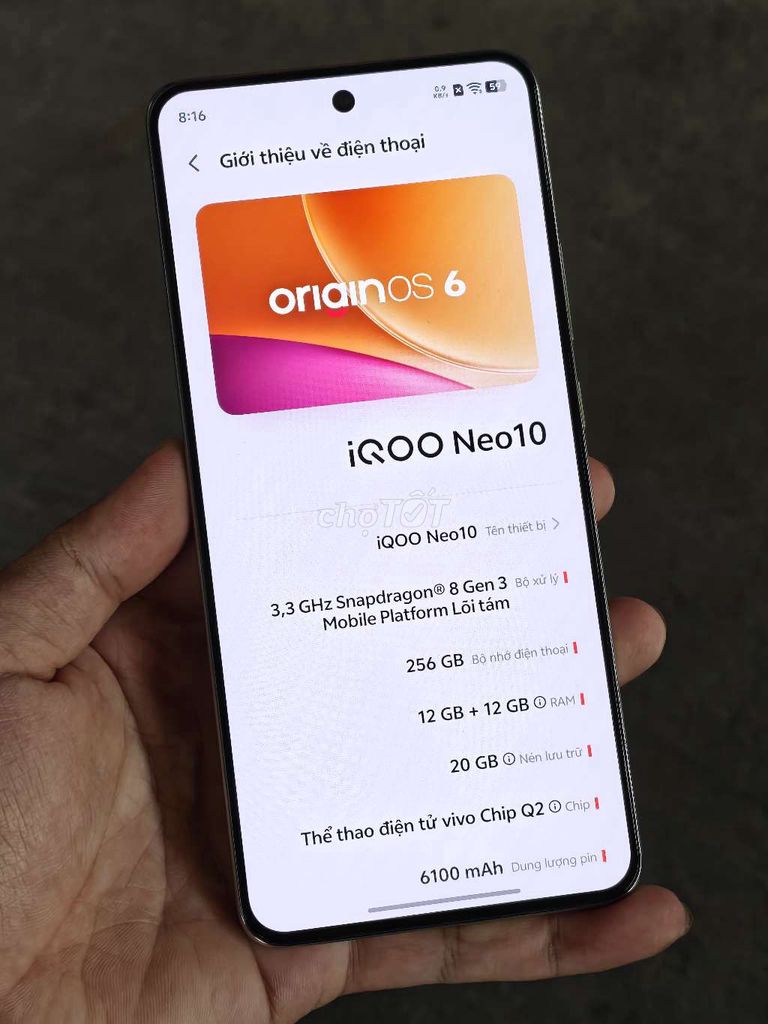 bán,gl iQOO Neo10 Trắng. Mua bán Điện thoại tại Huyện Hòa Vang Đà Nẵng được đăng bởi Hoàn hình 1