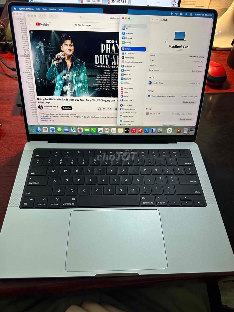 Apple MacBook Pro M2 Pro 14 inch 16GB/512GB. Mua bán Laptop tại Quận Cầu Giấy Hà Nội được đăng bởi Minh Khuê hình 1
