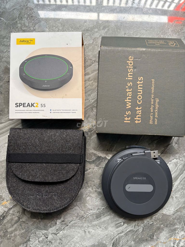 Loa hội nghị Jabra Speak2 55 Đen. Mua bán Tivi, Âm thanh tại Thành phố Thủ Đức Tp Hồ Chí Minh được đăng bởi Nguyễn Hữu Vinh hình 1