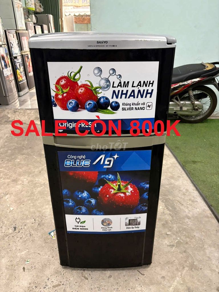 🧧 TỦ  SANYO 120L – TỦ 2 NGĂN – GIÁ CHỈ 800K 🧧. Mua bán Tủ lạnh tại Quận Tân Phú Tp Hồ Chí Minh được đăng bởi Nam Tiến  hình 1
