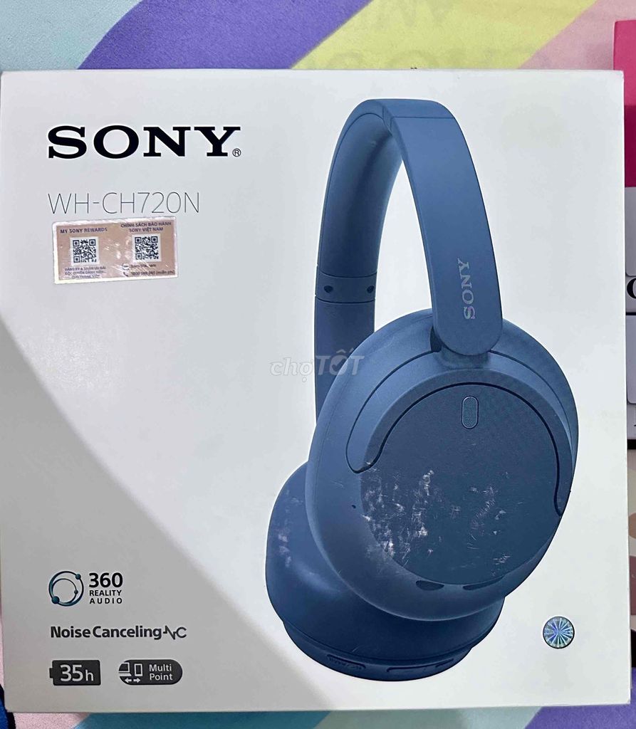 Tai nghe Sony WH-CH720N Xanh dương. Mua bán Tivi, Âm thanh tại Quận Phú Nhuận Tp Hồ Chí Minh được đăng bởi Thanh Hằng hình 1