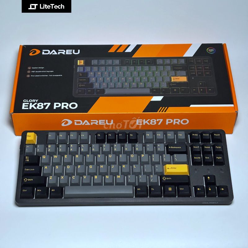 Bàn phím cơ Dareu EK87 Pro - Cũ đẹp - Fullbox. Mua bán Phụ kiện (Màn hình, Chuột...) tại Quận 3 Tp Hồ Chí Minh được đăng bởi LiteTech Store hình 1