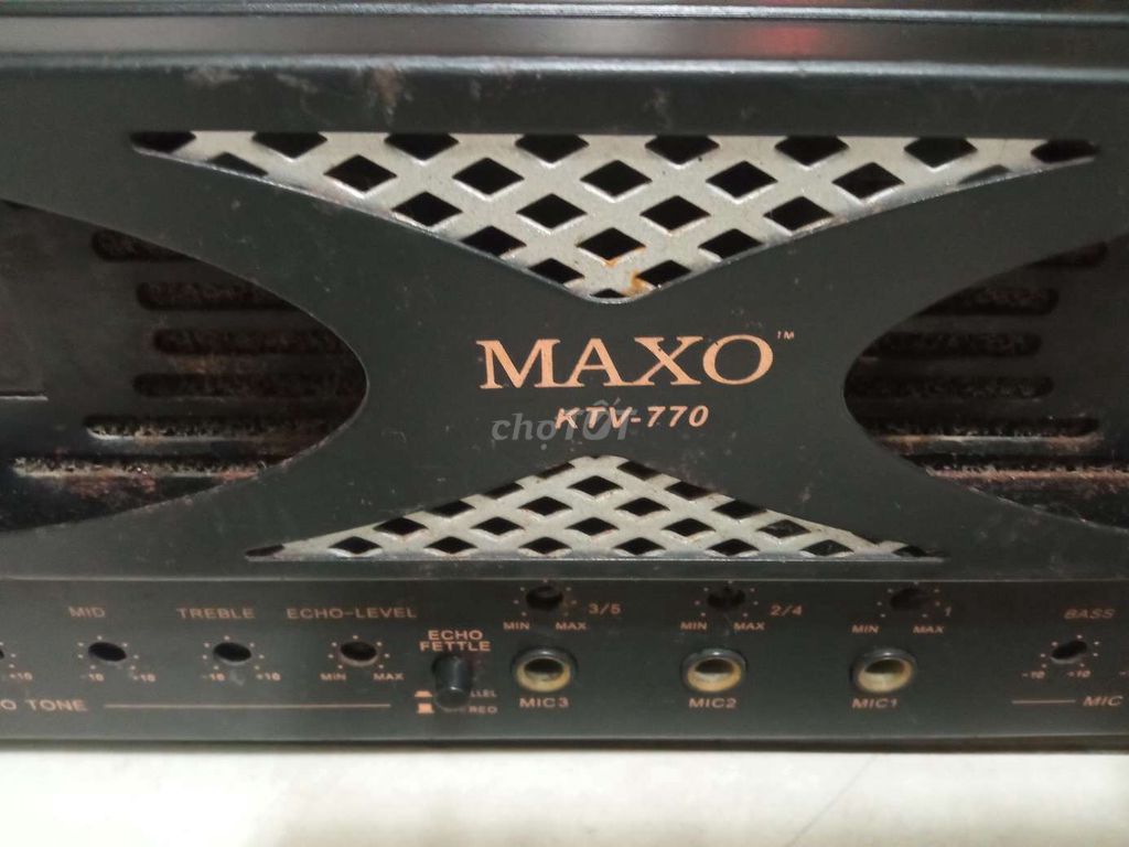 Đẩy liền vang MAXO 770 nguyên zin chơi bass 40-67