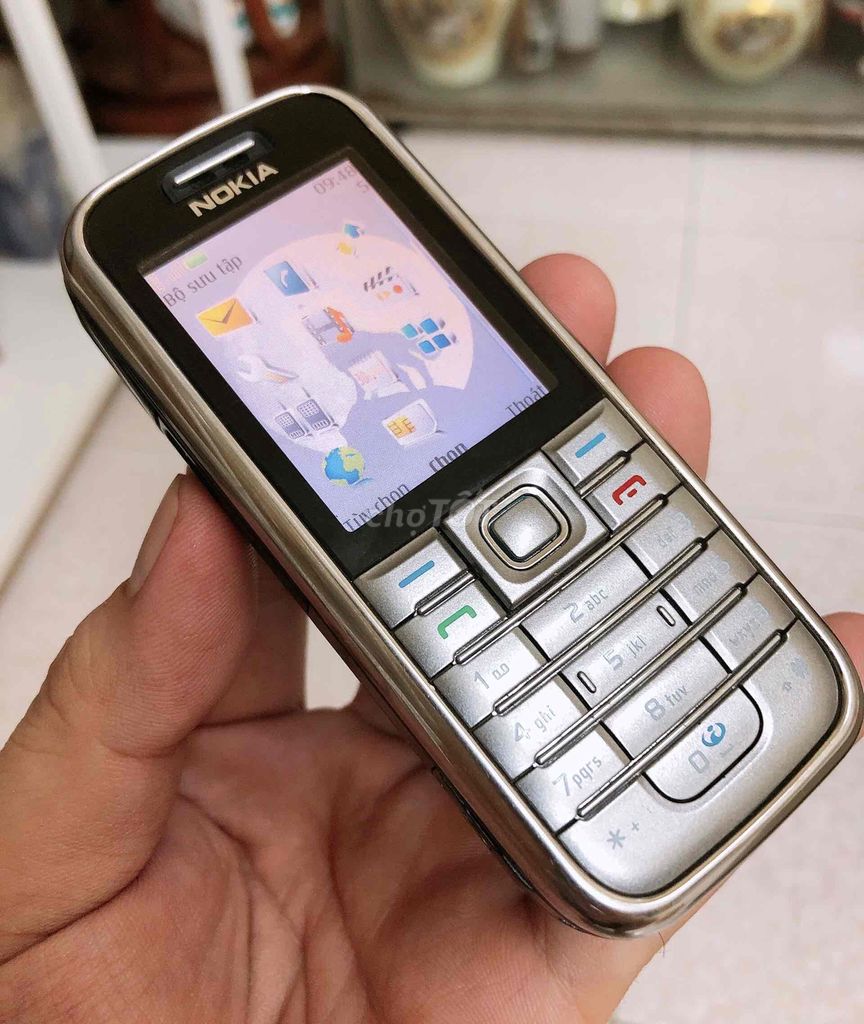 Nokia 6233 nghe nhạc ấm hay, kèm thẻ & pin sạc