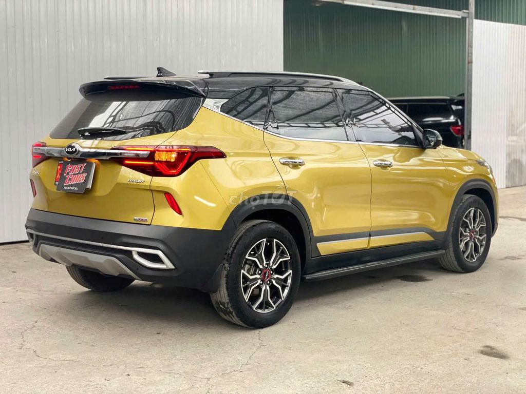 Kia Seltos 2021 Luxury 1.4 Turbo,màu vàng,48000 km. Mua bán Ô tô tại Quận Bình Tân Tp Hồ Chí Minh được đăng bởi Son Do hình 5