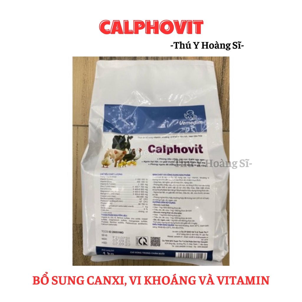 CALPHOVIT Thức ăn bổ sung vitamin dùng trong thú y