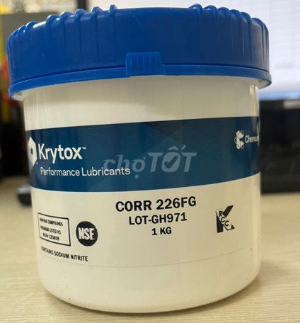 Mỡ bôi trơn Krytox™ CORR 226FG chịu nhiệt độ cao. Mua bán Đồ chuyên dụng, Giống nuôi trồng tại Quận Bình Thạnh Tp Hồ Chí Minh được đăng bởi DẦU NHỚT TẤN LỘC hình 1