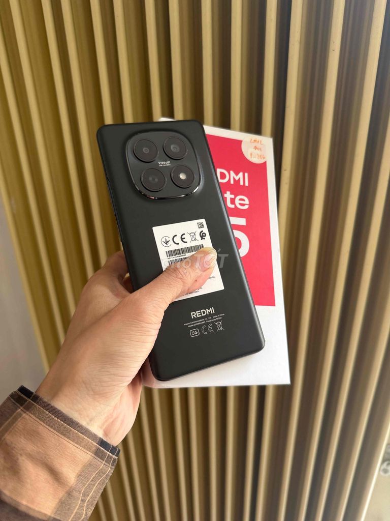 Xiaomi Redmi Note 15 5G 8GB/256GB Đen. Mua bán Điện thoại tại Thành phố Buôn Ma Thuột Đắk Lắk được đăng bởi Nguyễn Tâm hình 1