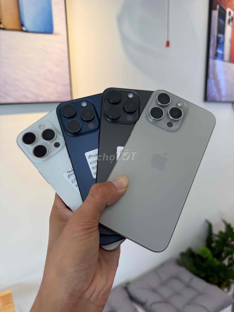 iPhone 15 Pro Max 256GB oled 120hz ( cam kết zin). Mua bán Điện thoại tại Thành phố Huế Thừa Thiên Huế được đăng bởi Pan Phone hình 1