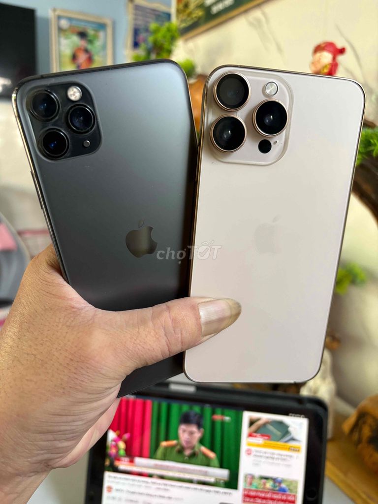Apple iPhone 11 Pro Max 64GB Đen Màn thay Zin bóc. Mua bán Điện thoại tại Thành phố Thuận An Bình Dương được đăng bởi  Phan Trung hình 1