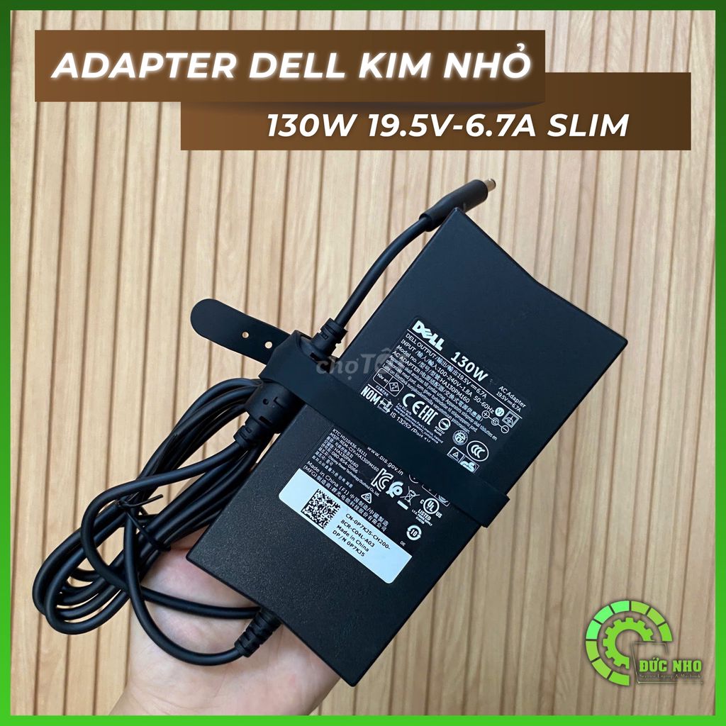 ADAPTER DELL KIM NHỎ 130W 19.5V-6.7A SLIM. Mua bán Phụ kiện (Màn hình, Chuột...) tại Quận Thanh Khê Đà Nẵng được đăng bởi Laptop 2nd bao bền giá rẻ  hình 1