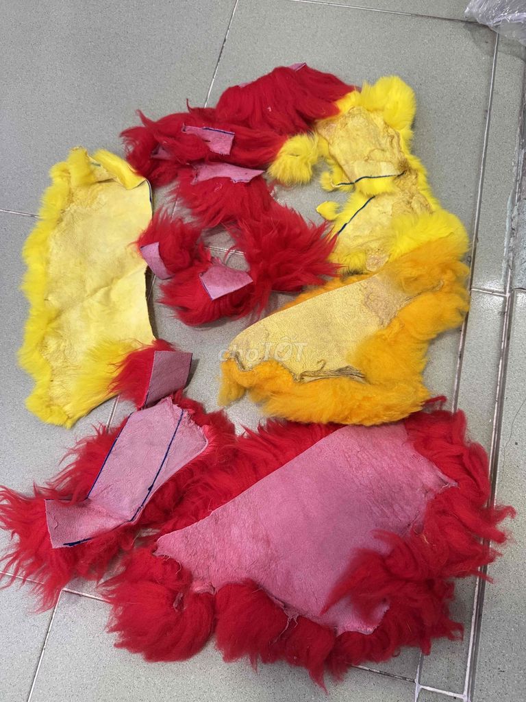 Da lông Đỏ Vàng Lông thú