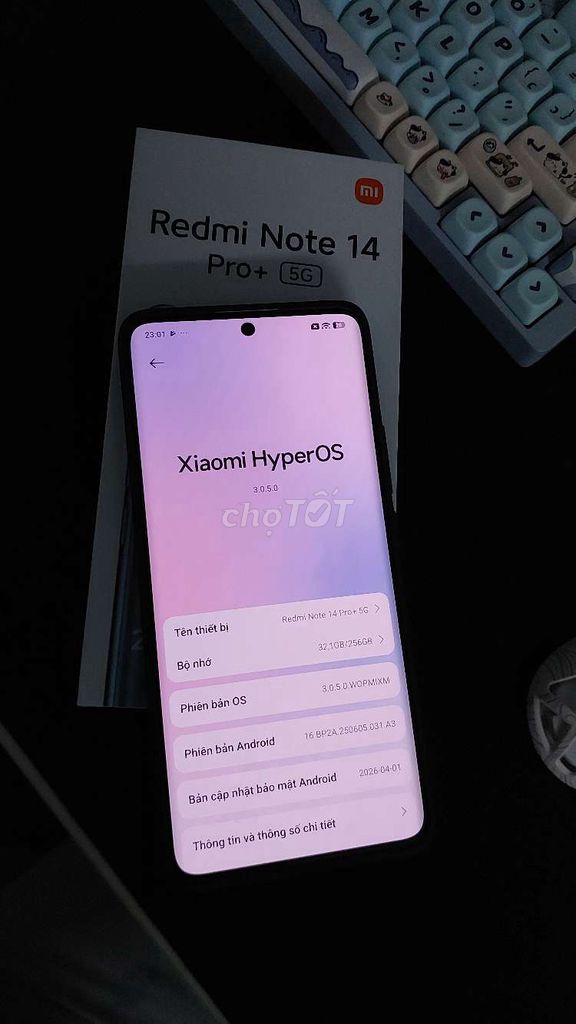 Xiaomi Redmi Note 14 Pro Plus 5G 256GB. Mua bán Điện thoại tại Thành phố Thủ Đức Tp Hồ Chí Minh được đăng bởi Hau hình 1