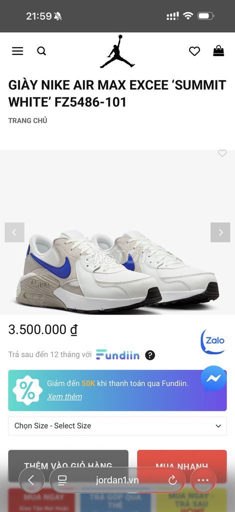  Nike Air Max Excee & ZoomX Pegasus. Mua bán Giày dép tại Quận 1 Tp Hồ Chí Minh được đăng bởi Nhi Lê hình 1