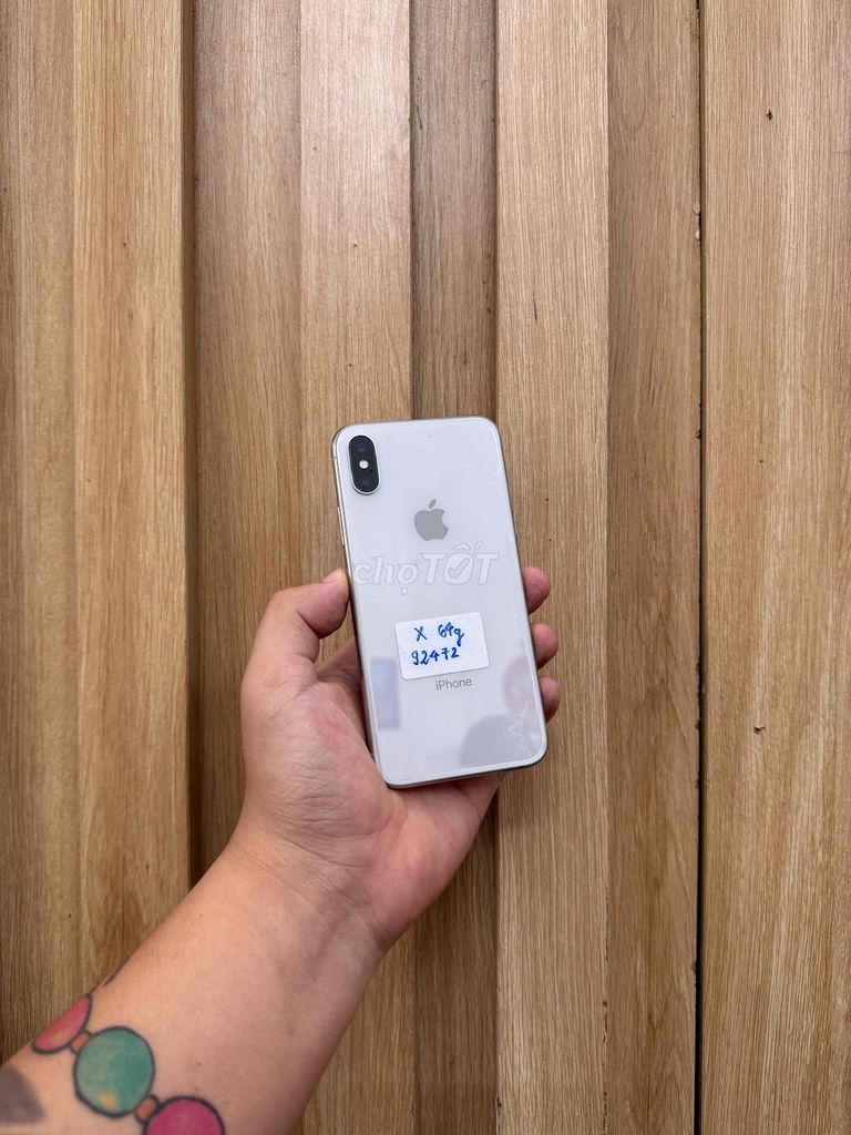 iPhone X 64GB Trắng. Mua bán Điện thoại tại Quận Đống Đa Hà Nội được đăng bởi  HT Mobie Trả góp nợ xáu bao duyệt hình 1