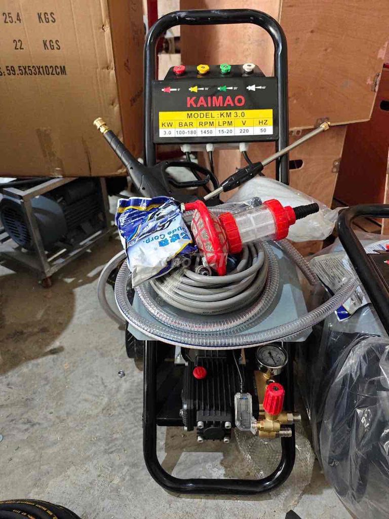 Máy rửa xe KAIMAO KM 3.0. Mua bán Đồ chuyên dụng, Giống nuôi trồng tại Huyện Mê Linh Hà Nội được đăng bởi Lê Phong hình 1