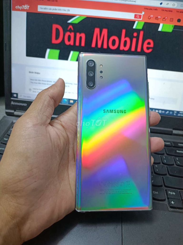 SAMSUNG NOTE 10 PLUS 12GB.256GB FULL CN MÁY ĐẸP. Mua bán Điện thoại tại Quận Bình Thạnh Tp Hồ Chí Minh được đăng bởi Dân Mobile hình 5