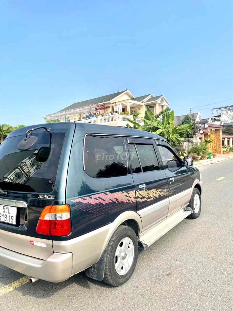 BÁN TOYOTA ZACE GL ĐỜI 2003 TEM ZIN , NỈ ZIN. Mua bán Ô tô tại Huyện Hóc Môn Tp Hồ Chí Minh được đăng bởi Lương mạnh tuấn hình 6