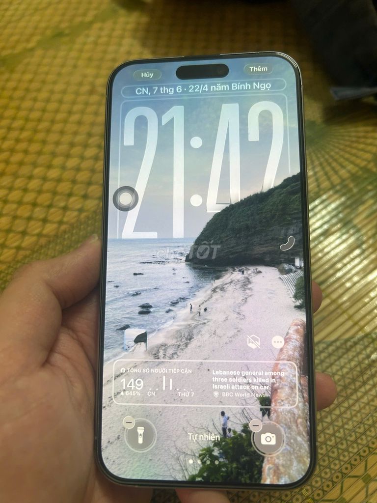 iPhone 15 Pro Max 256GB Trắng Hàn Quốc. Mua bán Điện thoại tại Quận Bắc Từ Liêm Hà Nội được đăng bởi Huy Phan hình 1