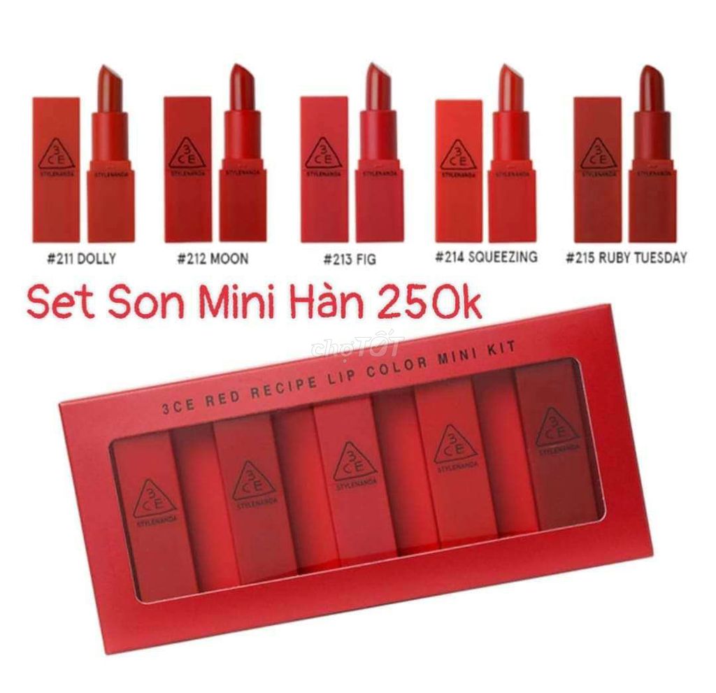 SET 5 SON HÀN MINI