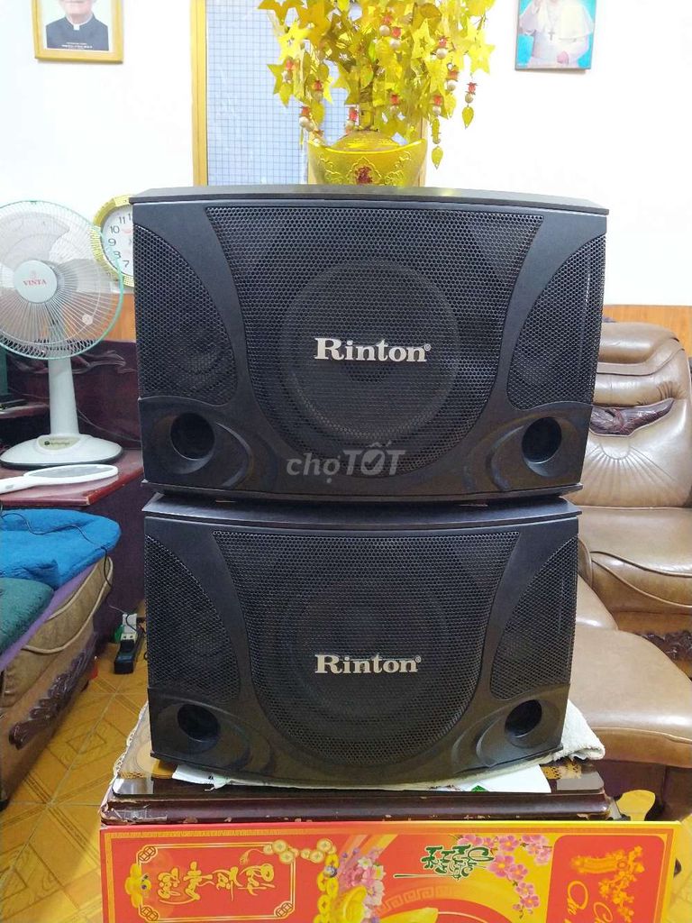 2 loa karaoke bas 20cm cty RINTON RT-801 zin 300w