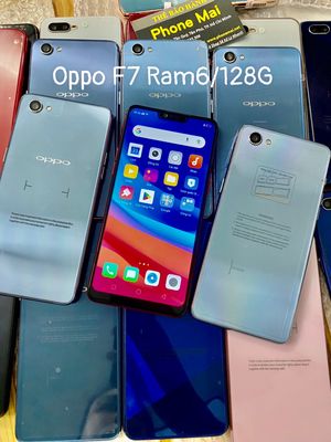 Điện Thoại Oppo F7 ram 6/128G 2Sim máy zin đẹp