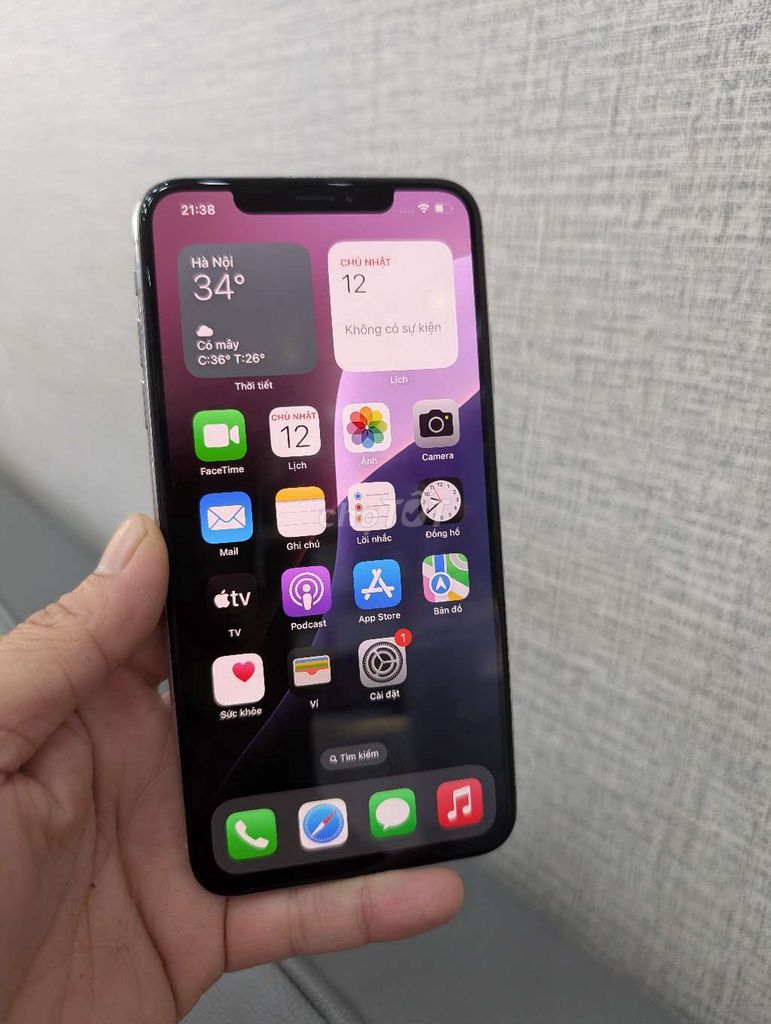 Apple iPhone Xs Max Trắng Cận 99%. Mua bán Điện thoại tại Thành phố Buôn Ma Thuột Đắk Lắk được đăng bởi MNmobile hình 1