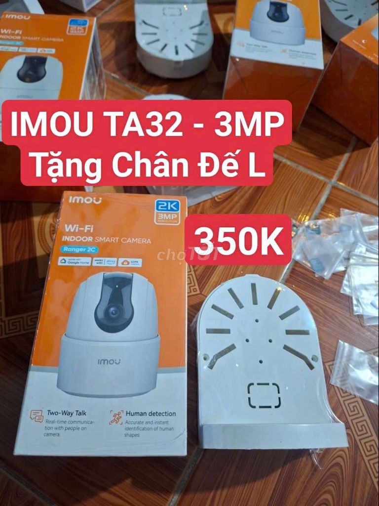 Camera an ninh IMOU TA32 2K Trắng. Mua bán Máy ảnh, Máy quay tại Thành phố Bến Tre Bến Tre được đăng bởi Tạp Hóa Online hình 1