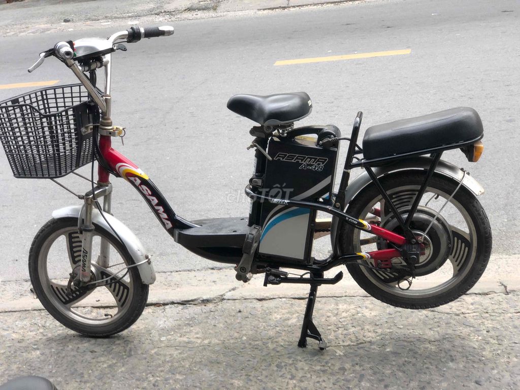 Bán xe đạp điện ASAMA  chính hãng màu đen 18 in. Mua bán Xe điện tại Quận Tân Phú Tp Hồ Chí Minh được đăng bởi Thành hình 1