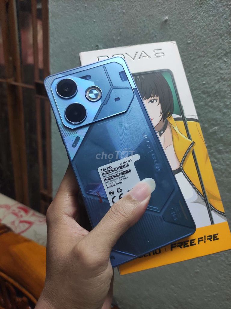 Tecno Pova 6 ram 8/256g pin 6000 full hộp. Mua bán Điện thoại tại Quận Hải Châu Đà Nẵng được đăng bởi Tú Tú  hình 1