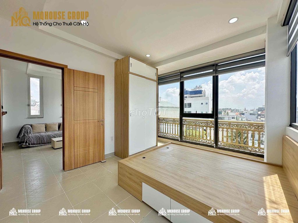 Cho thuê căn hộ Penthouse 1PN tách bếp, ban công, full nội thất