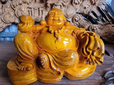 Di Lặc gỗ mít. Mua bán Nội thất, đồ gia dụng khác tại Thị xã Điện Bàn Quảng Nam được đăng bởi Trần Công Trung