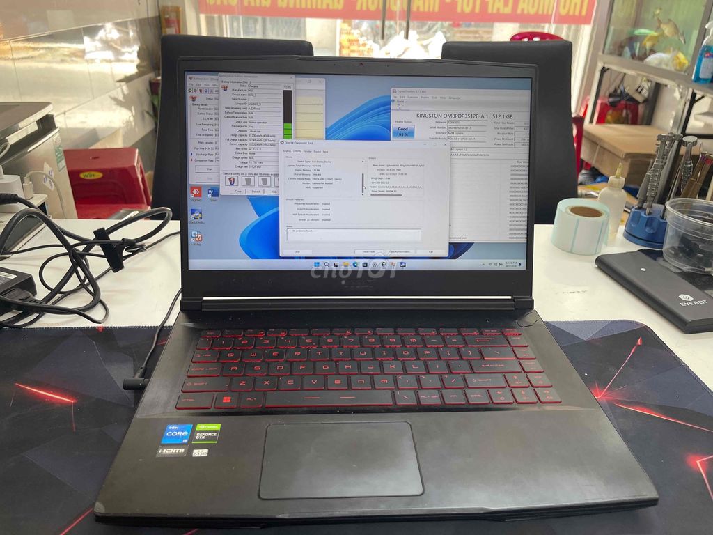 MSI Gf63 i5-11H/8GB/512GB Gtx 1650. Mua bán Laptop tại Quận Gò Vấp Tp Hồ Chí Minh được đăng bởi Chí Hướng Smartphone Cs HN hình 1