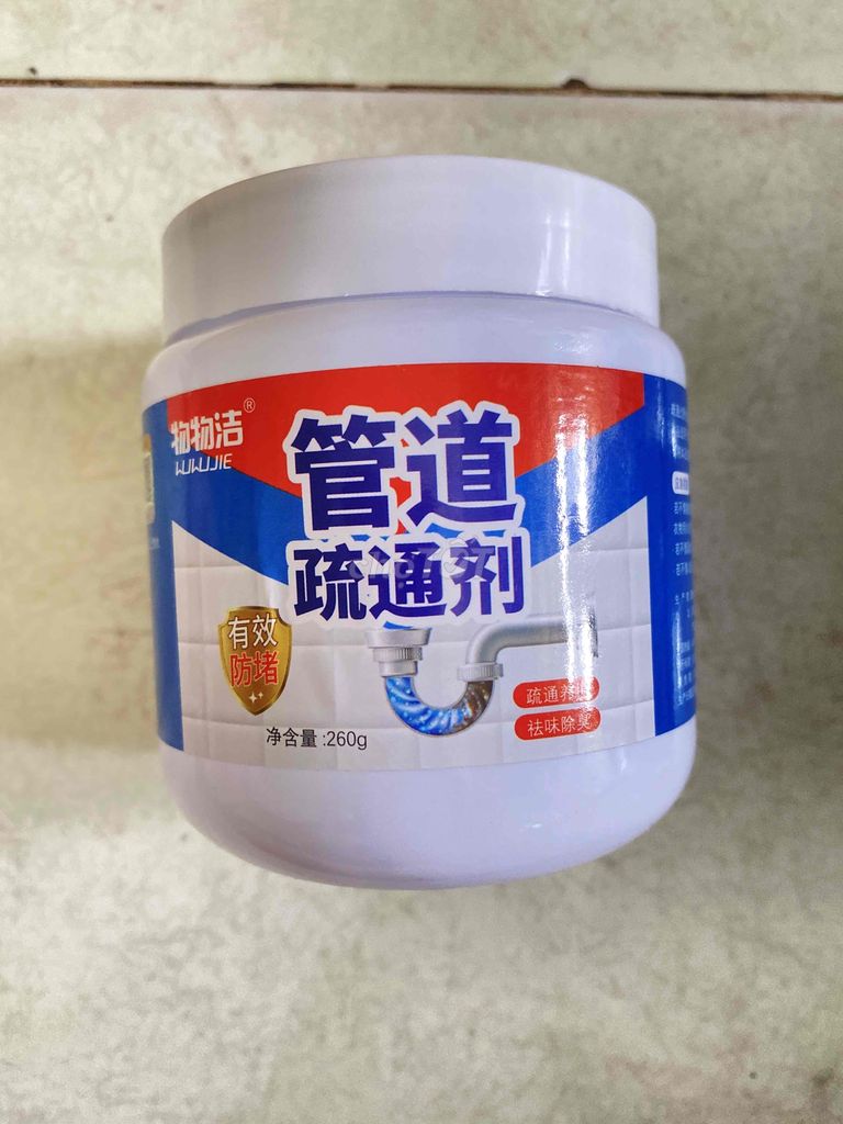 bột thông cống mới dư 10 hũ mới pass lại