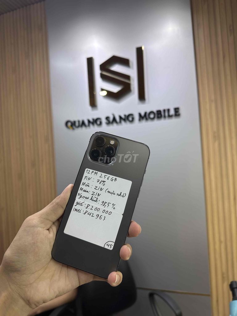 Apple iPhone 12 Pro Max 256GB màn mực siu nhỏ. Mua bán Điện thoại tại Quận 12 Tp Hồ Chí Minh được đăng bởi Sang Mobile hình 1