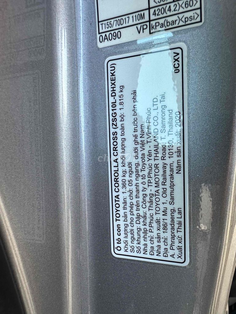 Toyota Corolla Cross 2021 1.8V - 5c tự động HÃNG. Mua bán Ô tô tại Quận Bình Thạnh Tp Hồ Chí Minh được đăng bởi phuongneo hình 4