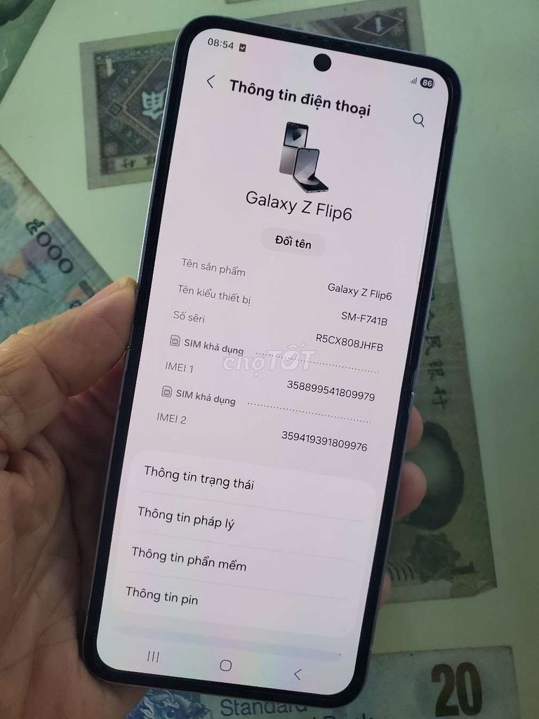 Samsung Z Flip6 256GB Xám SSVN. Mua bán Điện thoại tại Thành phố Buôn Ma Thuột Đắk Lắk được đăng bởi Lê Nguyễn SmartPhones hình 1